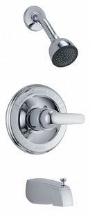 Delta Metal Wall Mounted Shower Head Kit, 2.5 gpm, 1/2 in, 7 in Face Dia. - T13420