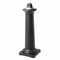 Rubbermaid 1 gal Cigarette Receptacle, 38 1/4 in Height, 13 in Base Dia., Plastic, Black - FG9W3000BLA