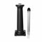 Rubbermaid 1 gal Cigarette Receptacle, 38 1/4 in Height, 13 in Base Dia., Plastic, Black - FG9W3000BLA