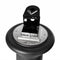 Rubbermaid 1 gal Cigarette Receptacle, 38 1/4 in Height, 13 in Base Dia., Plastic, Black - FG9W3000BLA