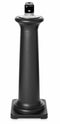 Rubbermaid 1 gal Cigarette Receptacle, 38 1/4 in Height, 13 in Base Dia., Plastic, Black - FG9W3000BLA