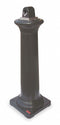 Rubbermaid 1 gal Cigarette Receptacle, 38 1/4 in Height, 13 in Base Dia., Plastic, Black - FG9W3000BLA