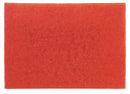 3M 14 in x 32 in Non-Woven Polyester Fiber Rectangular Buffing Pad, 175 to 600 rpm, Red, 10 PK - 5100-32x14