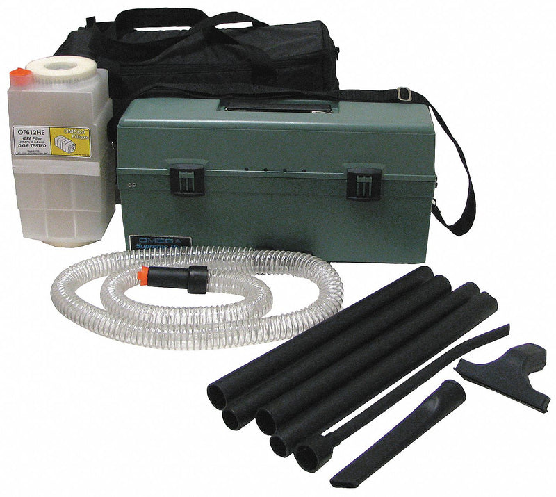 Atrix Critical Area Vacuum, HEPA Vacuum Filtration Type, 1 gal Tank Size, Plastic - VACOMEGASIPM-G