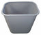 Tough Guy 10 gal Rectangular Wastebasket, Plastic, Gray - 4PGP1