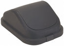 Tough Guy Trash Can Top, Square, Swing, 10 1/2 gal, Black - 4PGP5