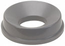 Tough Guy Trash Can Top, Round, Funnel, 22 gal, Gray - 4PGP6