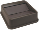 Tough Guy Trash Can Top, Square, Drop, 23 gal, Brown - 4PGP8
