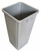 Tough Guy 4PGT2 - D2124 Trash Can Liners Square 23 gal. Gray