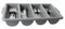 Rubbermaid Cutlery Bin, 4 Compartment - FG336200GRAY