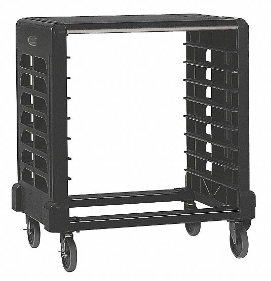 Rubbermaid Prep Cart Rack, 23 3/4x31 3/4x36 1/4, Blk - FG331600BLA
