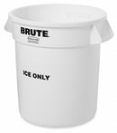 Rubbermaid 10 GALLON BRUTE CONTAINER ICE ONLY - FG9F8600WHT