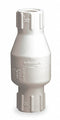 Dayton Check Valve, 3/4 in, Single, Inline Spring, PVC, FIPT x FIPT - 4RG65