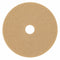 3M 21 in Non-Woven Polyester Fiber Round Burnishing Pad, 1500 to 3000 rpm, Tan, 5 PK - 3400