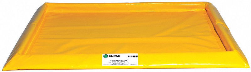 Enpac Spill Containment Pallets, Uncovered, 29 gal Spill Capacity - 5760-YE