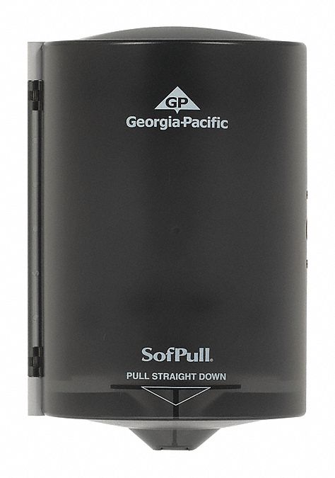 Georgia-Pacific Paper Towel Dispenser, SofPull(R), Gray, (1) Roll, Manual - 58008