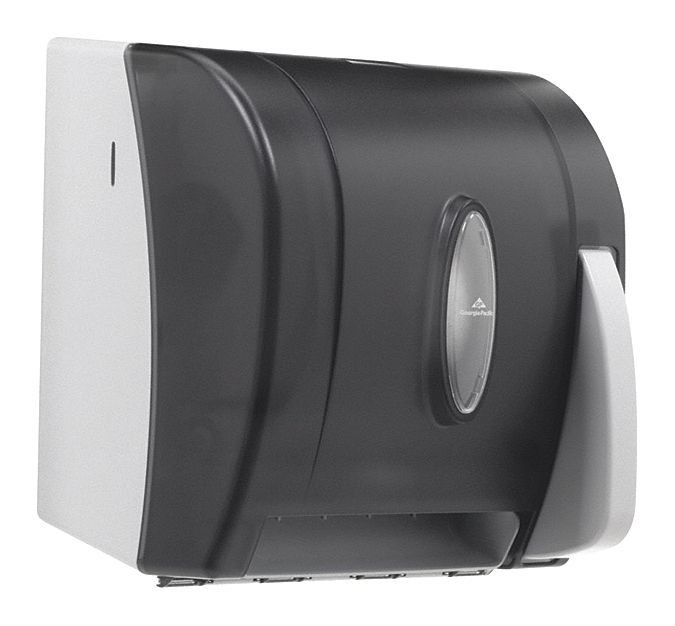 Georgia-Pacific Paper Towel Dispenser, GP Pro, Gray, (1) Roll, Manual - 54338A