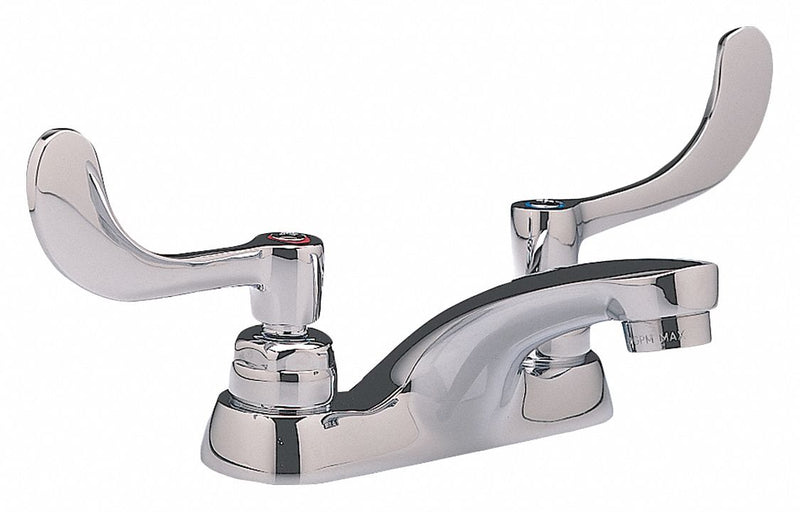 American Standard Chrome, Low Arc, Bathroom Sink Faucet, Manual Faucet Activation, 1.50 gpm - 5500170.002