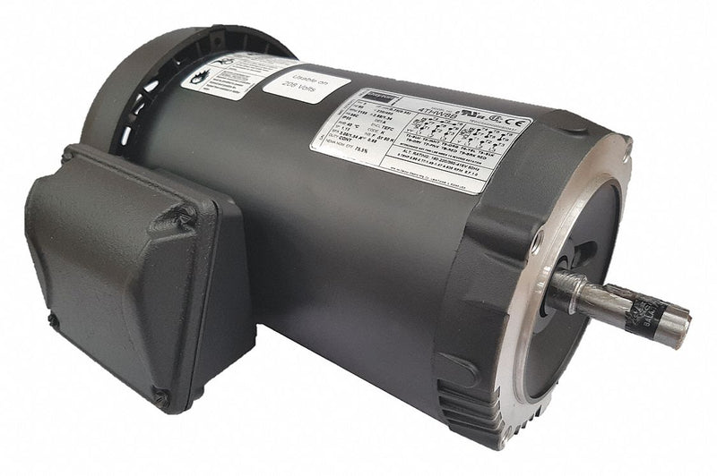 Dayton 3/4 HP, General Purpose Motor, 3-Phase, 1135 Nameplate RPM, 230/460 Voltage, 56C Frame - 4THW8