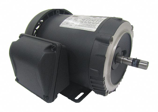 Dayton 3/4 HP, General Purpose Motor, 3-Phase, 1135 Nameplate RPM, 230/460 Voltage, 56C Frame - 4THZ5
