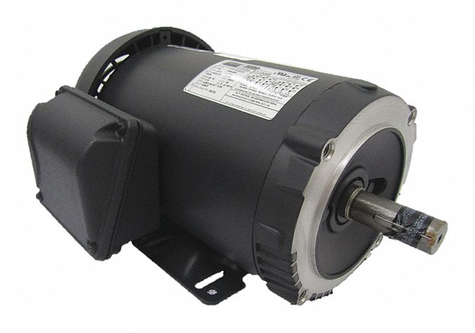 Dayton 2 HP, General Purpose Motor, 3-Phase, 3505 Nameplate RPM, 230/460 Voltage, 143/5TC Frame - 4TJA8