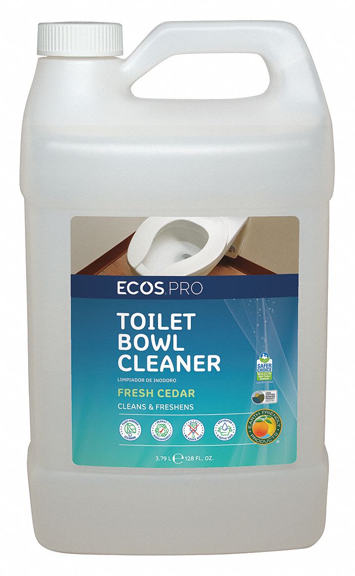 Ecos Pro Toilet Bowl Cleaner, 1 gal. Cleaner Container Size, Jug Cleaner Container Type - PL9703/04