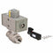 Dynaquip 1/2 in Double Acting Pneumatic Actuated Ball Valve, 2-Piece - P2S23AJDA032A