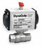 Dynaquip 1/2 in Spring Return Pneumatic Actuated Ball Valve, 2-Piece - P2S23AJSR05210A