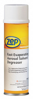 Zep Professional Degreaser, 20 oz Cleaner Container Size, Aerosol Can Cleaner Container Type, Unscented Fragrance - 1040698