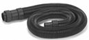 Dayton Stretchable Vacuum Hose, 2 1/2 in Hose Dia., 12 ft Hose Length, Plastic, Black - 4UAC9