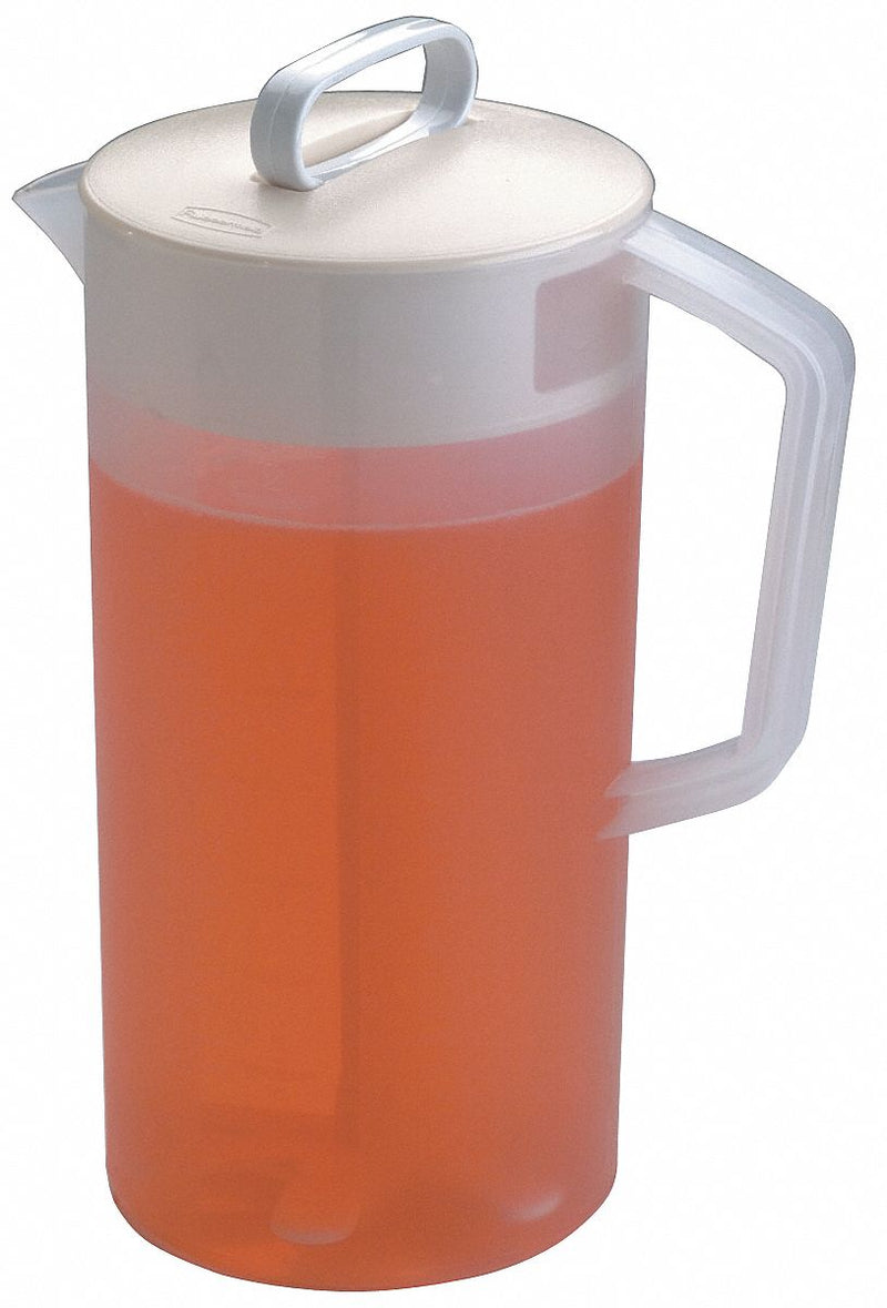 Rubbermaid Beverage Pitcher, 2 Qt, White - FG306409WHT