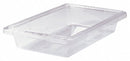 Rubbermaid 18 in" x 12 in" x 3 1/2 in" Co-Polyester Food Box, Clear - FG330700CLR