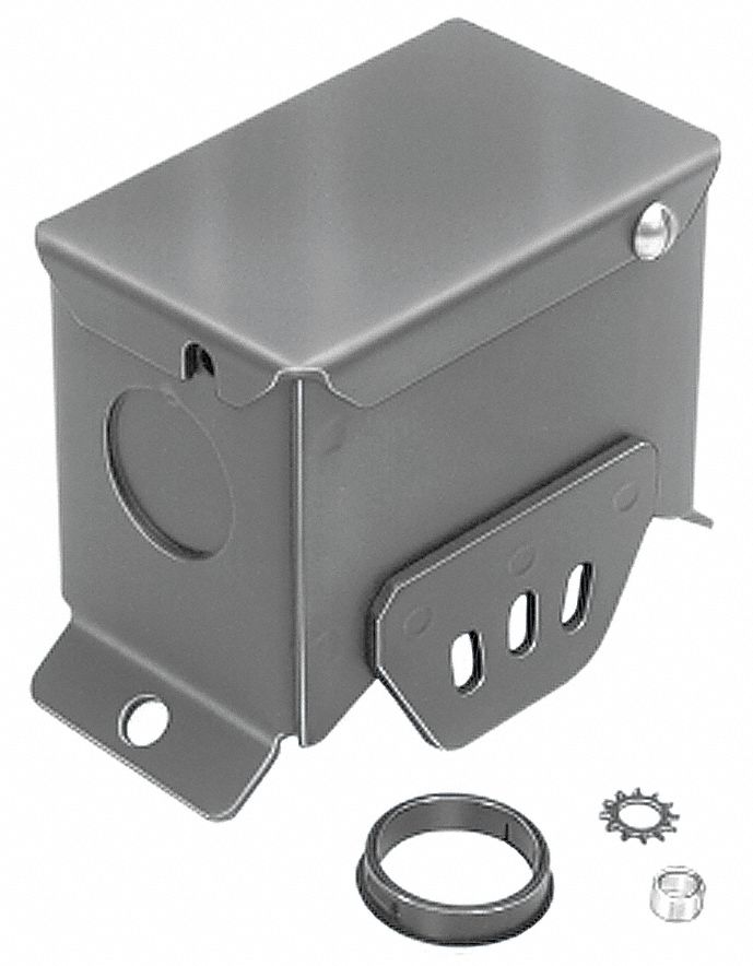 Dayton Adjustable Conduit Box,For Use With 4.4, 5.0 and 5.6 in Diameter Motors,Package Quantity 1 - 4UEZ2