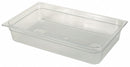 Rubbermaid 20-13/16" x 12-13/16" x 6" 20-5/8 Qt. Polycarbonate Cold Food Pan - FG132P00CLR