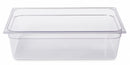 Rubbermaid 20-13/16" x 12-13/16" x 6" 20-5/8 Qt. Polycarbonate Cold Food Pan - FG132P00CLR