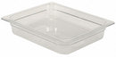 Rubbermaid 12-13/16" x 10-3/8" x 2-1/2" 4 Qt. Polycarbonate Cold Food Pan - FG123P00CLR