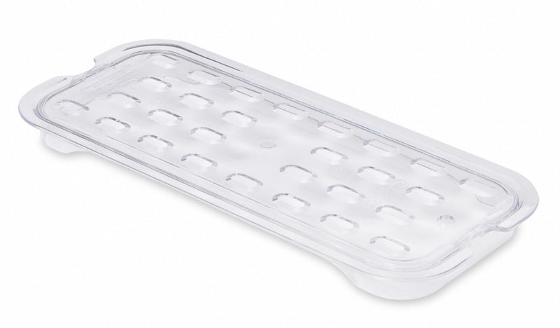 Rubbermaid Polycarbonate Cold Food Pan Drain Tray - FG120P24CLR