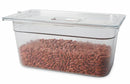 Rubbermaid Polycarbonate Cold Food Pan Cover with Peg Holes - FG121P23CLR