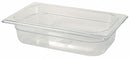 Rubbermaid 10-3/8" x 6-3/8" x 2-1/2" 1-2/3 Qt. Polycarbonate Cold Food Pan - FG110P00CLR