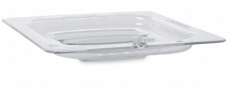 Rubbermaid Polycarbonate Cold Food Pan Cover with Peg Holes - FG108P23CLR