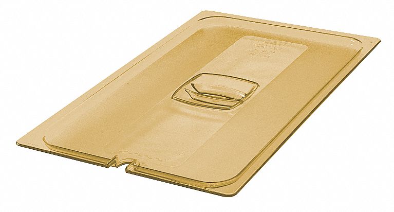 Rubbermaid Polycarbonate Hot Food Pan Cover - FG234P00AMBR