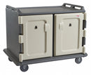 Cambro Meal Delivery Cart, 55-1/8 x 38 x 43-1/4", Tray Size (In.): 15 x 20, Granite Gray - EAMDC1520S20191