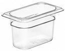 Cambro CA94CW135 - Food Pan Ninth Size Clear PK6