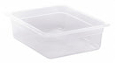 Cambro 12-3/4" x 10-7/16" x 4" 6.3 Qt. Polypropylene Translucent Food Pan - CA24PP190