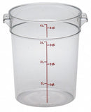 Cambro 8 9/16 in" Polycarbonate Round Storage Container, Clear - CARFSCW4135