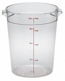 Cambro 10 7/8 in" Polycarbonate Round Storage Container, Clear - CARFSCW8135