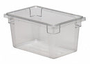 Cambro 12 in" x 18 in" x 9 in" Polycarbonate Food Box, Clear - CA12189CW135