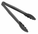 Cambro CA6TGS110 - Tong Scallop Grip 6 In. Black PK12