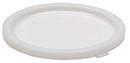 Cambro Polyethylene Round Lid, White - CARFSC12148