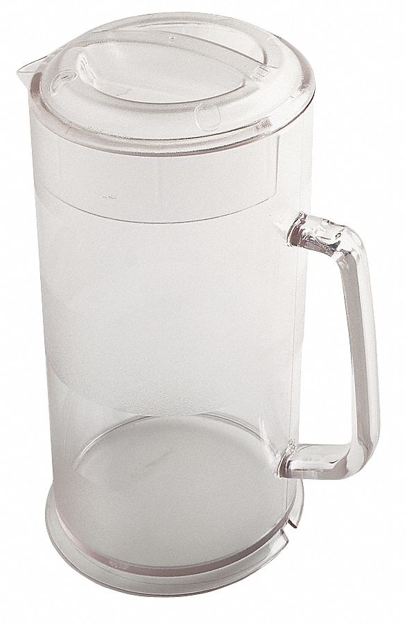 Cambro Pitcher, 64 Oz Cap, L 9 3/8, PK6 - CAPC64CW135